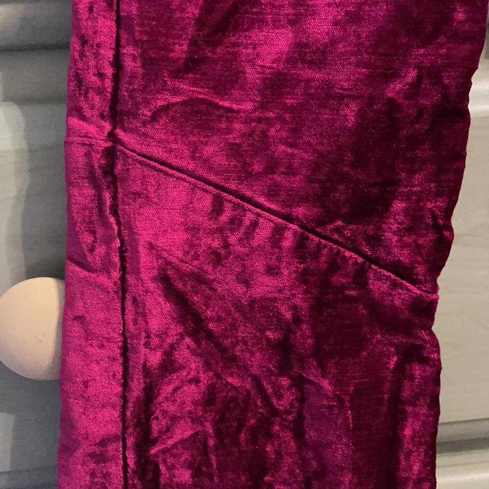 Free People Stretch Velour Crushed Velvet Crop Flare Pants Size 24 - Picture 8 of 9